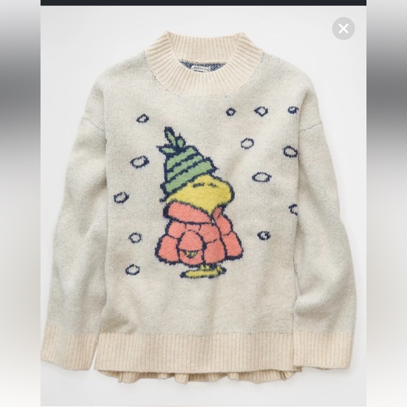 NWT American Eagle Super Soft Woodstock Sweater size Large - Picture 4 of 9